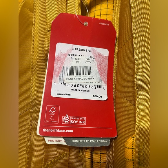 NWT The North Face Cooler Backpack Yellow. Retails $100. - Picture 2 of 10